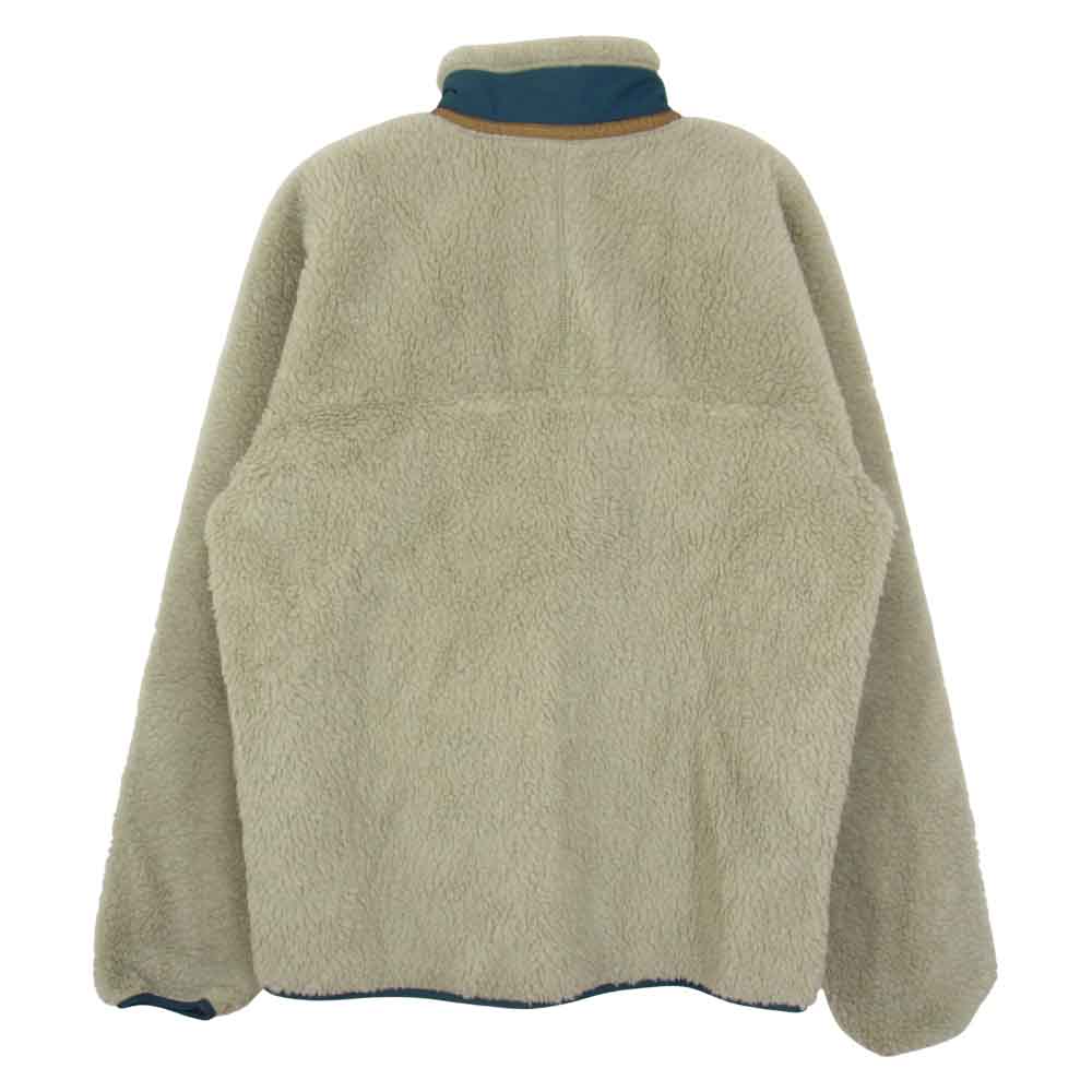 patagonia パタゴニア 21AW 23056 Classic Retro-X Jacket クラシック レトロX ジャケット フリース Pelican w/Dark Borealis Green ベージュ系 M【新古品】【未使用】【中古】