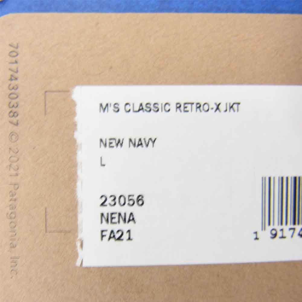patagonia パタゴニア 21AW 23056 Classic Retro-X Jacket クラシック レトロX ジャケット フリース New Navy L ネイビー系 L【新古品】【未使用】【中古】