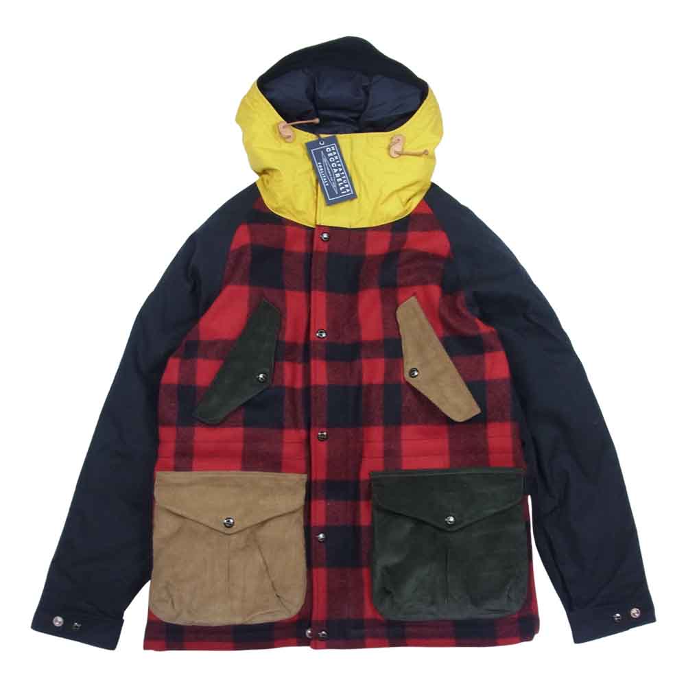 マニファッツュラ チェッカレッリ FO SPECIAL MAKE UP PATCK WOOL Fisherman Parka スペシャル クレイジー パッチ ウール フィッシャーマン パーカ  38【新古品】【未使用】【中古】