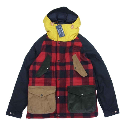 マニファッツュラ チェッカレッリ FO SPECIAL MAKE UP PATCK WOOL Fisherman Parka スペシャル クレイジー パッチ ウール フィッシャーマン パーカ  38【新古品】【未使用】【中古】