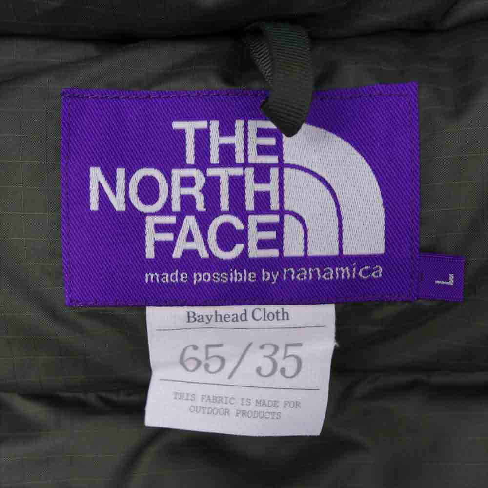 THE NORTH FACE ザ・ノースフェイス 品番 ND2870N 65/35 Bayhead Cloth Long Serow ファー付 フード レッド ブラウン系 L 正規品 / 32239