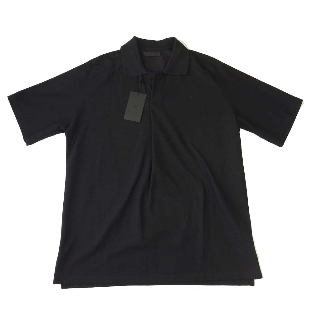 ユハ 10090603 DRY SKIPPER POLO ドライ スクリッパー ポロシャツ ブラック系 1【新古品】【未使用】【中古】