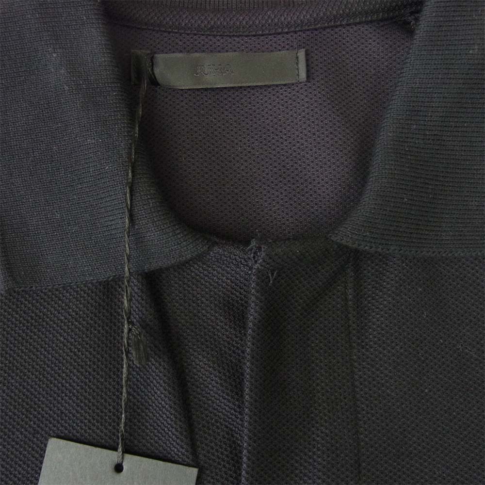 ユハ 10090603 DRY SKIPPER POLO ドライ スクリッパー ポロシャツ ブラック系 1【新古品】【未使用】【中古】