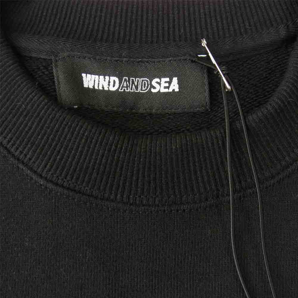 ウィンダンシー WDS-21S-TPS-05 未使用品 juicy-fresh CREW NECK フルーツ刺繍 クルーネック スウェット ブラック系 M【極上美品】【中古】