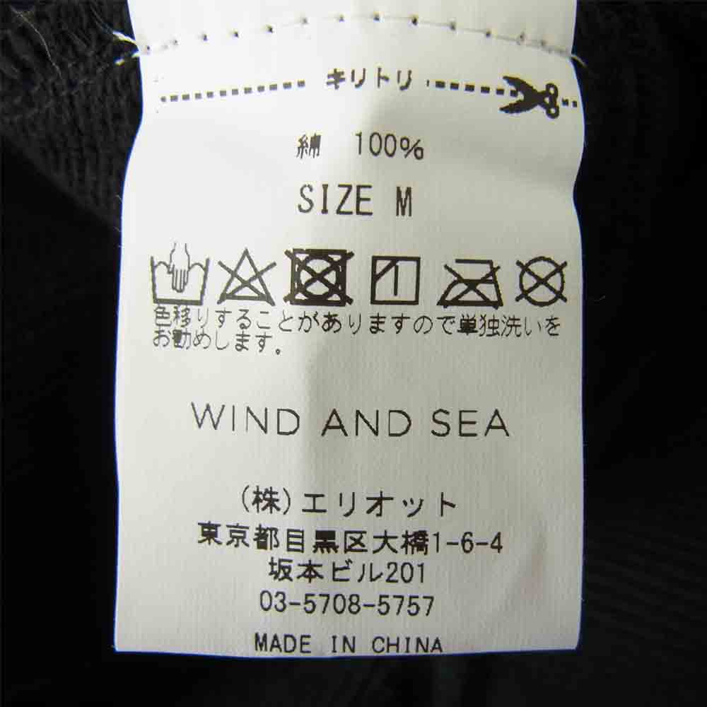 ウィンダンシー WDS-21S-TPS-05 未使用品 juicy-fresh CREW NECK フルーツ刺繍 クルーネック スウェット ブラック系 M【極上美品】【中古】
