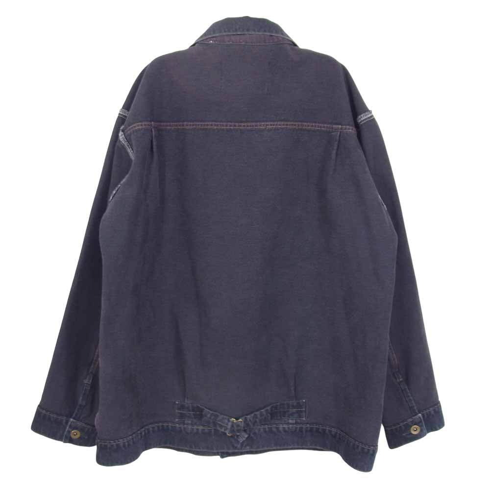パスカルマリエデマレ 20AW-0-5-501-1-JK-08 PMD リバーシブル デニム ジャケット ダークネイビー系 L【新古品】【未使用】【中古】