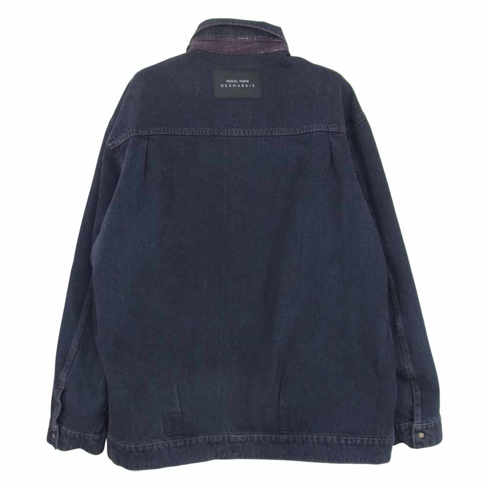 パスカルマリエデマレ 20AW-0-5-501-1-JK-08 PMD リバーシブル デニム ジャケット ダークネイビー系 L【新古品】【未使用】【中古】