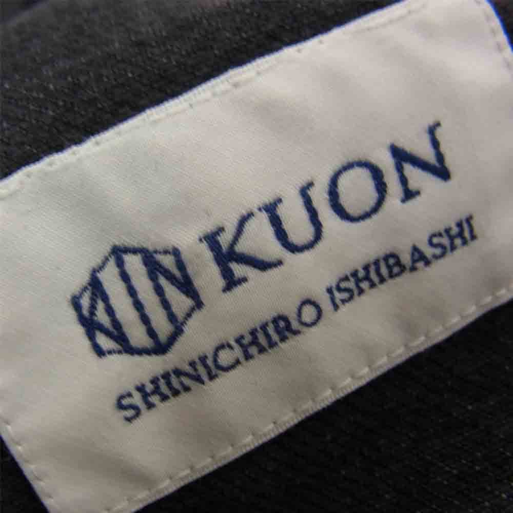 クオン 20SS 2001-JK06 CHORE COAT 裂き織り デニムジャケット  ブラック系 M【新古品】【未使用】【中古】