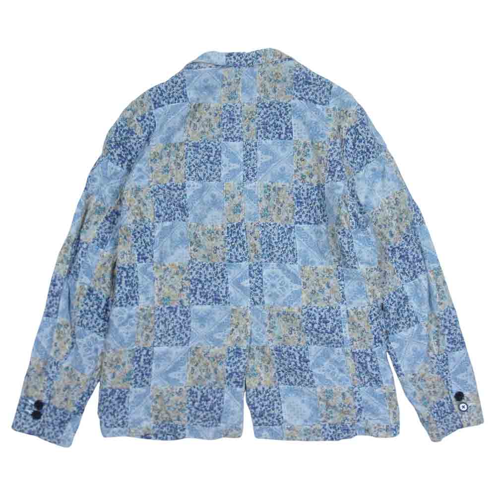 クオン 2101-JK0508 FLORAL PATCHWORK EASY BLAZER フローラル パッチワーク ブレザー マルチカラー系 M【新古品】【未使用】【中古】