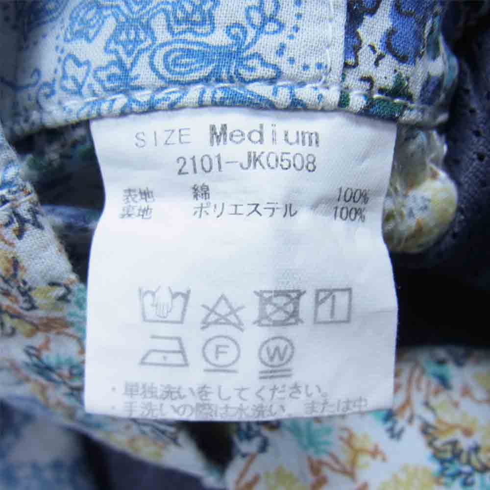 クオン 2101-JK0508 FLORAL PATCHWORK EASY BLAZER フローラル パッチワーク ブレザー マルチカラー系 M【新古品】【未使用】【中古】
