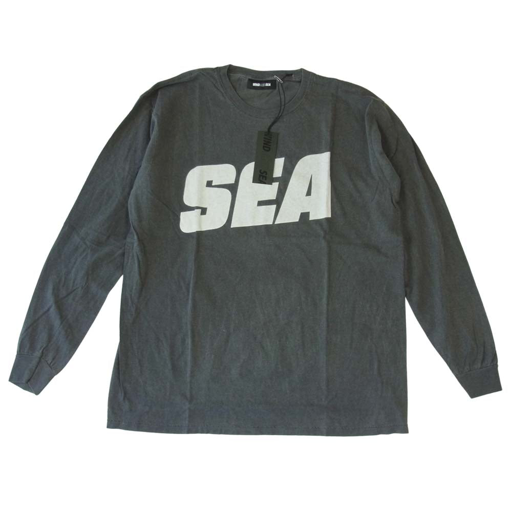WIND AND SEA ウィンダンシー 21SS WDS-21S-TPS-04 L/S T-SHIRT Charcoal ロングスリーブ Tシャツ チャコール L L【新古品】【未使用】【中古】