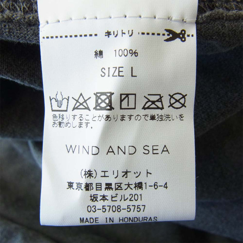 WIND AND SEA ウィンダンシー 21SS WDS-21S-TPS-04 L/S T-SHIRT