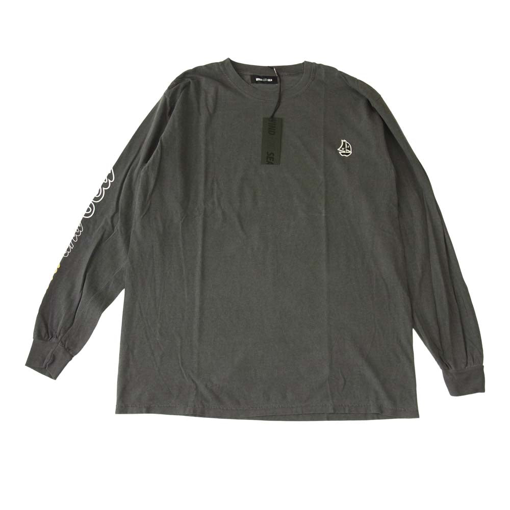 WIND AND SEA ウィンダンシー 20AW WDS-20A-CS-02 L/S T-SHIRT Charcoal ロングスリーブ Tシャツ  チャコール系 L【新古品】【未使用】【中古】