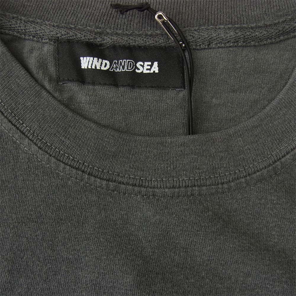 WIND AND SEA ウィンダンシー 20AW WDS-20A-CS-02 L/S T-SHIRT Charcoal ロングスリーブ Tシャツ  チャコール系 L【新古品】【未使用】【中古】