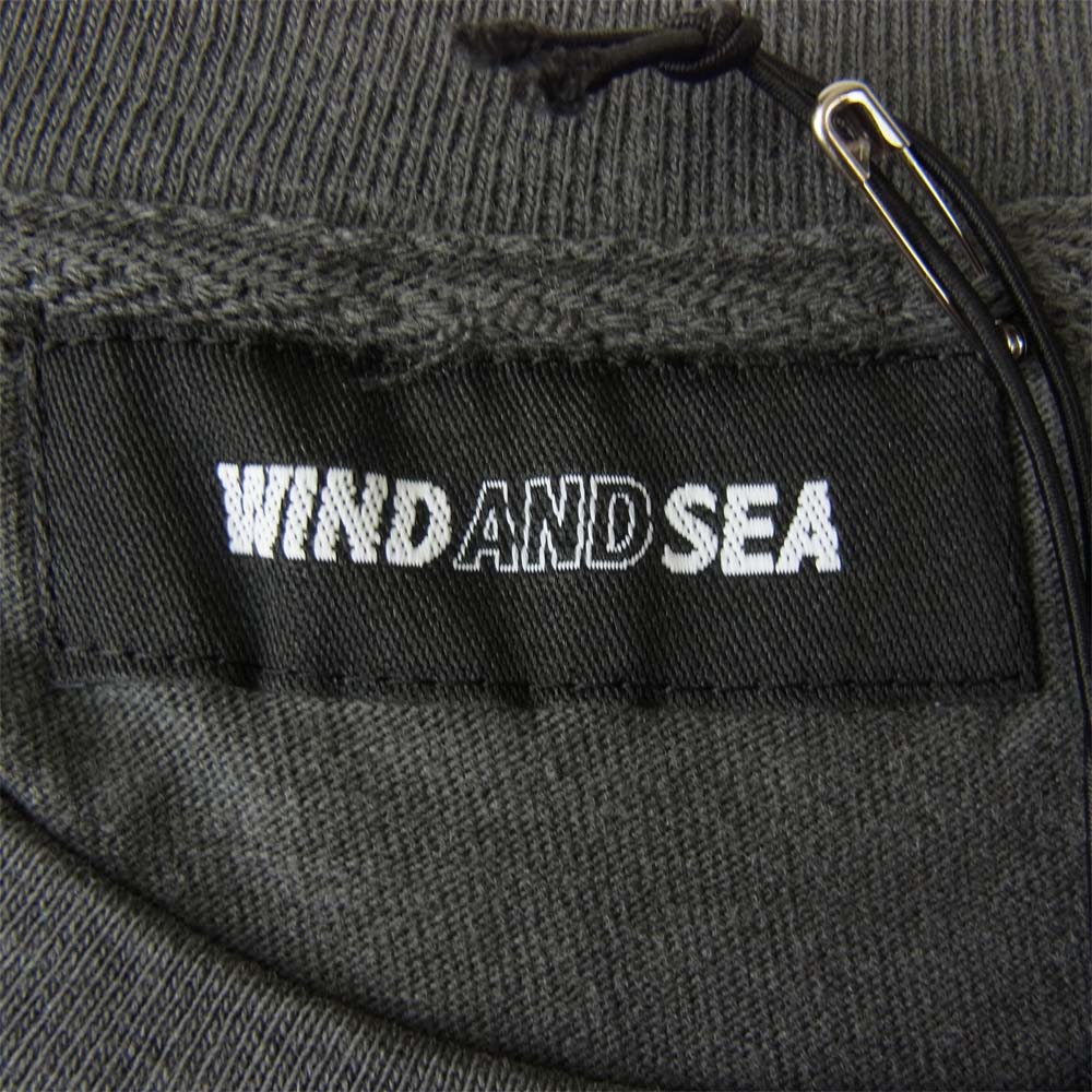 WIND AND SEA ウィンダンシー 20AW WDS-20A-CS-02 L/S T-SHIRT Charcoal ロングスリーブ Tシャツ  チャコール系 L【新古品】【未使用】【中古】