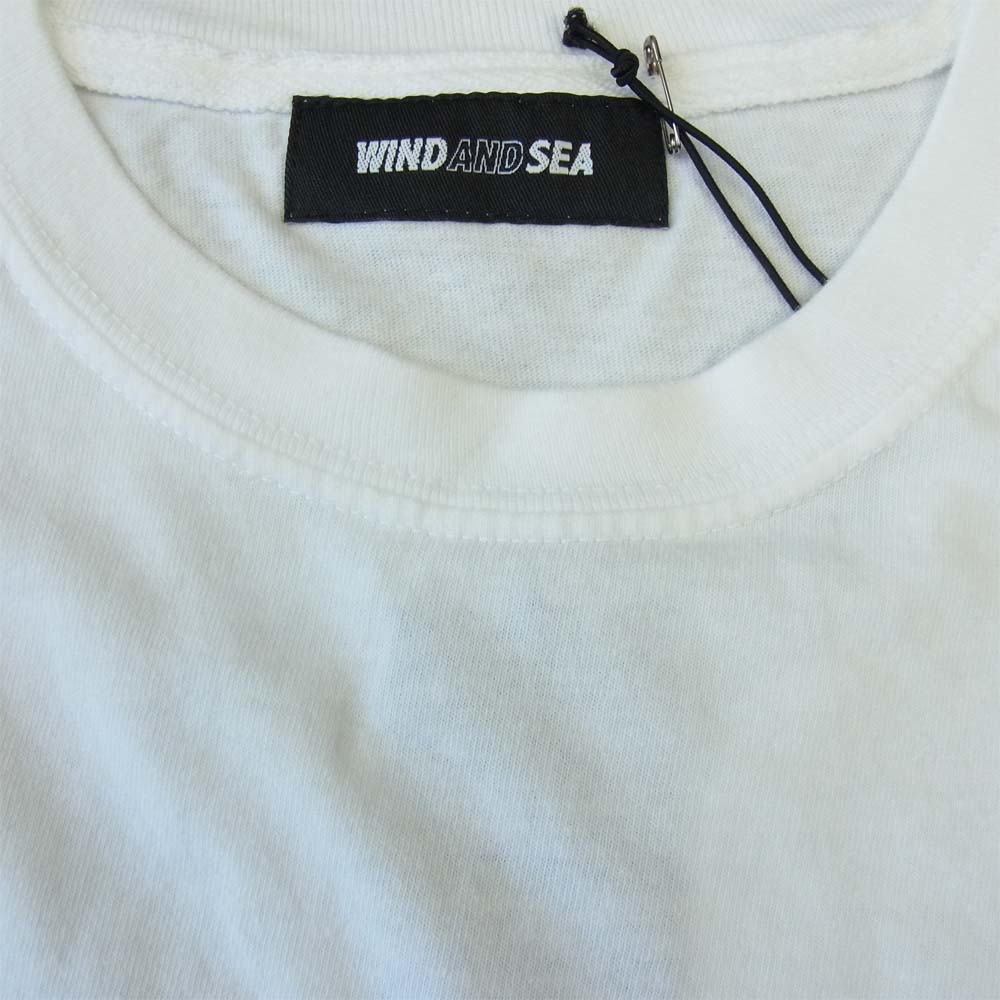 WIND AND SEA ウィンダンシー 20AW WDS-20A-CS-02 L/S T-SHIRT White ロングスリーブ Tシャツ ホワイト系 L【新古品】【未使用】【中古】