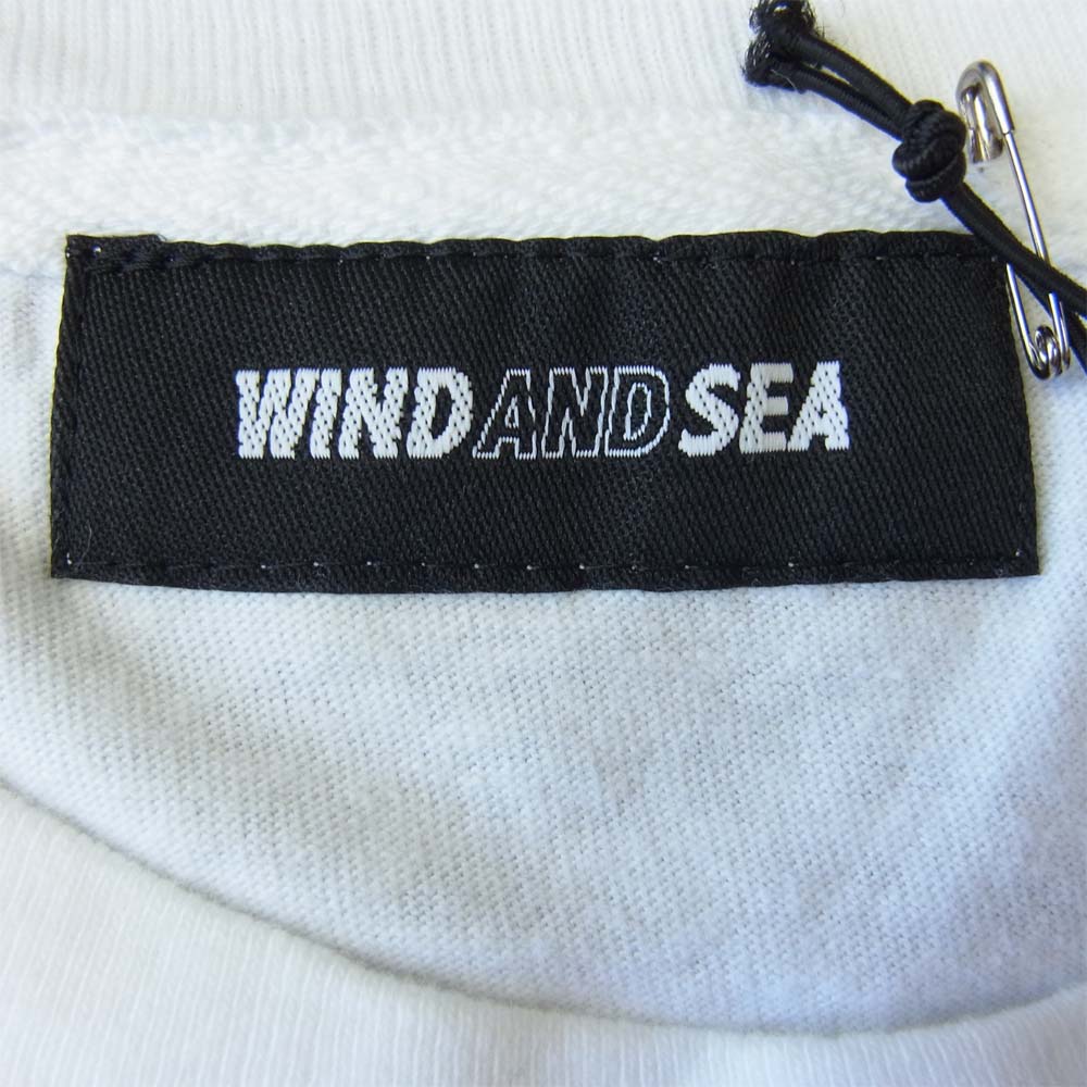 WIND AND SEA ウィンダンシー 20AW WDS-20A-CS-02 L/S T-SHIRT White ロングスリーブ Tシャツ ホワイト系 L【新古品】【未使用】【中古】