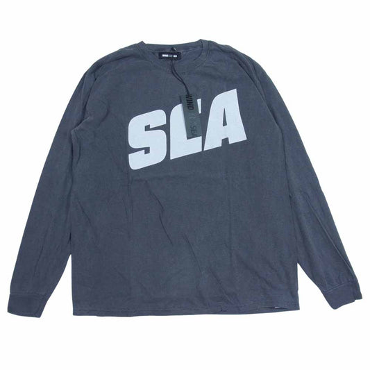 WIND AND SEA ウィンダンシー 21SS WDS-21S-TPS-04 L/S T-SHIRT Charcoal ロングスリーブ Tシャツ チャコール L L【新古品】【未使用】【中古】
