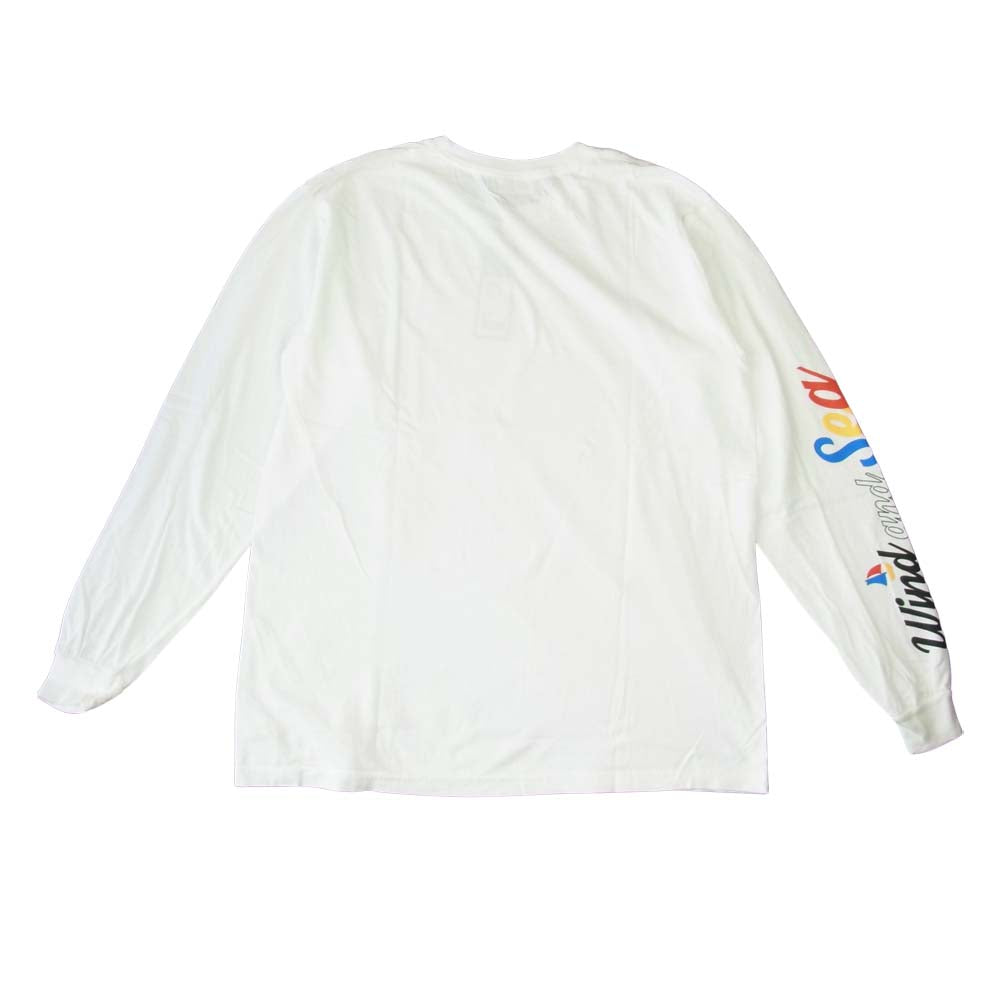WIND AND SEA ウィンダンシー 20AW WDS-20A-CS-02 L/S T-SHIRT White ロングスリーブ Tシャツ  ホワイト系 L【新古品】【未使用】【中古】