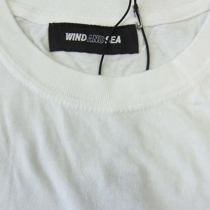 WIND AND SEA ウィンダンシー 20AW WDS-20A-CS-02 L/S T-SHIRT White ロングスリーブ Tシャツ  ホワイト系 L【新古品】【未使用】【中古】