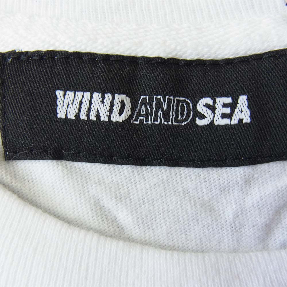 WIND AND SEA ウィンダンシー 20AW WDS-20A-CS-02 L/S T-SHIRT White ロングスリーブ Tシャツ  ホワイト系 L【新古品】【未使用】【中古】