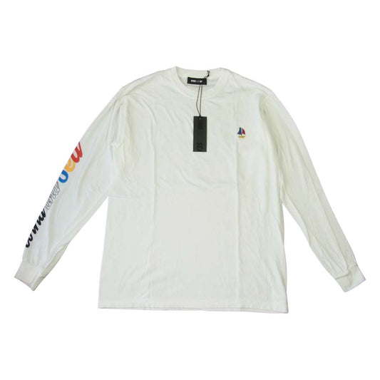 WIND AND SEA ウィンダンシー 20AW WDS-20A-CS-02 L/S T-SHIRT White ロングスリーブ Tシャツ  ホワイト系 M【新古品】【未使用】【中古】