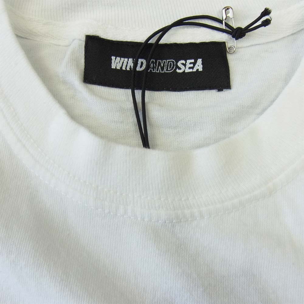 WIND AND SEA ウィンダンシー 20AW WDS-20A-CS-02 L/S T-SHIRT White ロングスリーブ Tシャツ  ホワイト系 M【新古品】【未使用】【中古】
