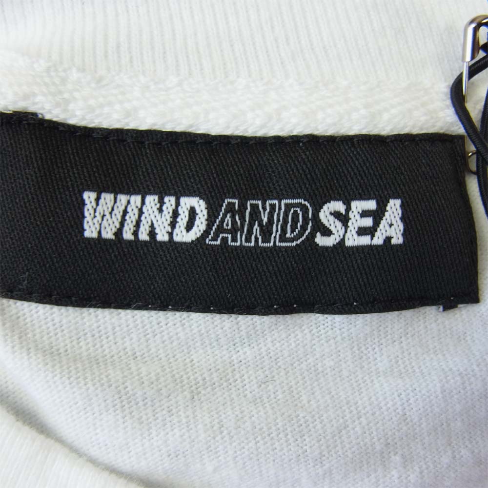 WIND AND SEA ウィンダンシー 20AW WDS-20A-CS-02 L/S T-SHIRT White ロングスリーブ Tシャツ  ホワイト系 M【新古品】【未使用】【中古】