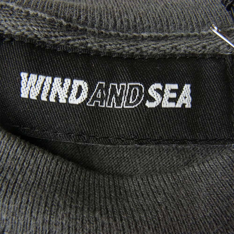 WIND AND SEA ウィンダンシー 21SS WDS-21S-TPS-04 L/S T-SHIRT Charcoal ロングスリーブ Tシャツ チャコール M M【新古品】【未使用】【中古】