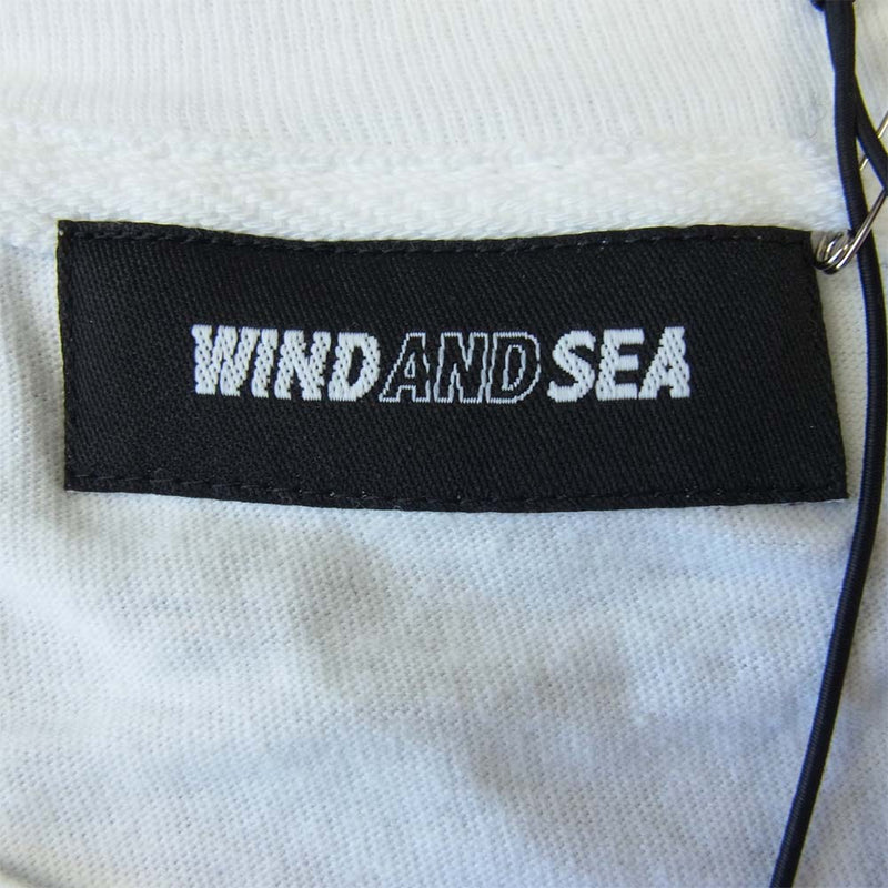 WIND AND SEA ウィンダンシー 21SS WDS-21S-TPS-04 L/S T-SHIRT White ロングスリーブ Tシャツ  オフホワイト系 L【新古品】【未使用】【中古】