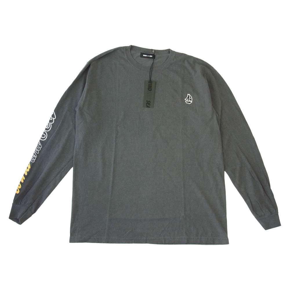 WIND AND SEA ウィンダンシー 20AW WDS-20A-CS-02 L/S T-SHIRT Charcoal ロングスリーブ Tシャツ  チャコール系 L【新古品】【未使用】【中古】