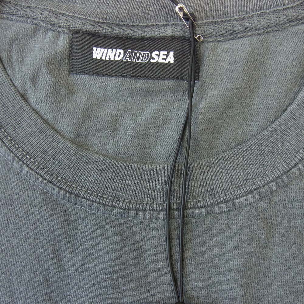 WIND AND SEA ウィンダンシー 20AW WDS-20A-CS-02 L/S T-SHIRT Charcoal ロングスリーブ Tシャツ  チャコール系 L【新古品】【未使用】【中古】