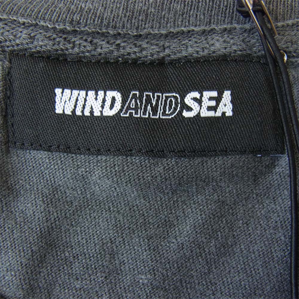 WIND AND SEA ウィンダンシー 20AW WDS-20A-CS-02 L/S T-SHIRT Charcoal ロングスリーブ Tシャツ  チャコール系 L【新古品】【未使用】【中古】