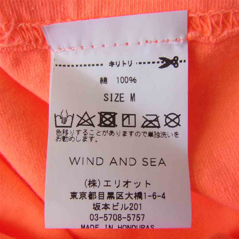 WIND AND SEA ウィンダンシー 20AW WDS-20A-CS-02 L/S T-SHIRT Pink ロングスリーブ Tシャツ ピンク M ピンク系 M【新古品】【未使用】【中古】
