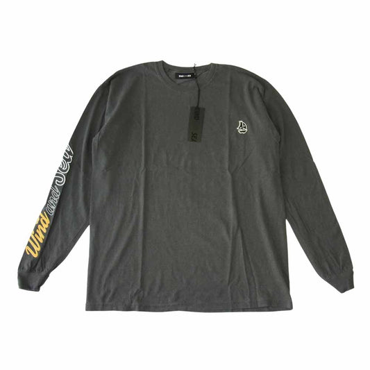 WIND AND SEA ウィンダンシー 20AW WDS-20A-CS-02 L/S T-SHIRT Charcoal ロングスリーブ Tシャツ  チャコール系 L【新古品】【未使用】【中古】
