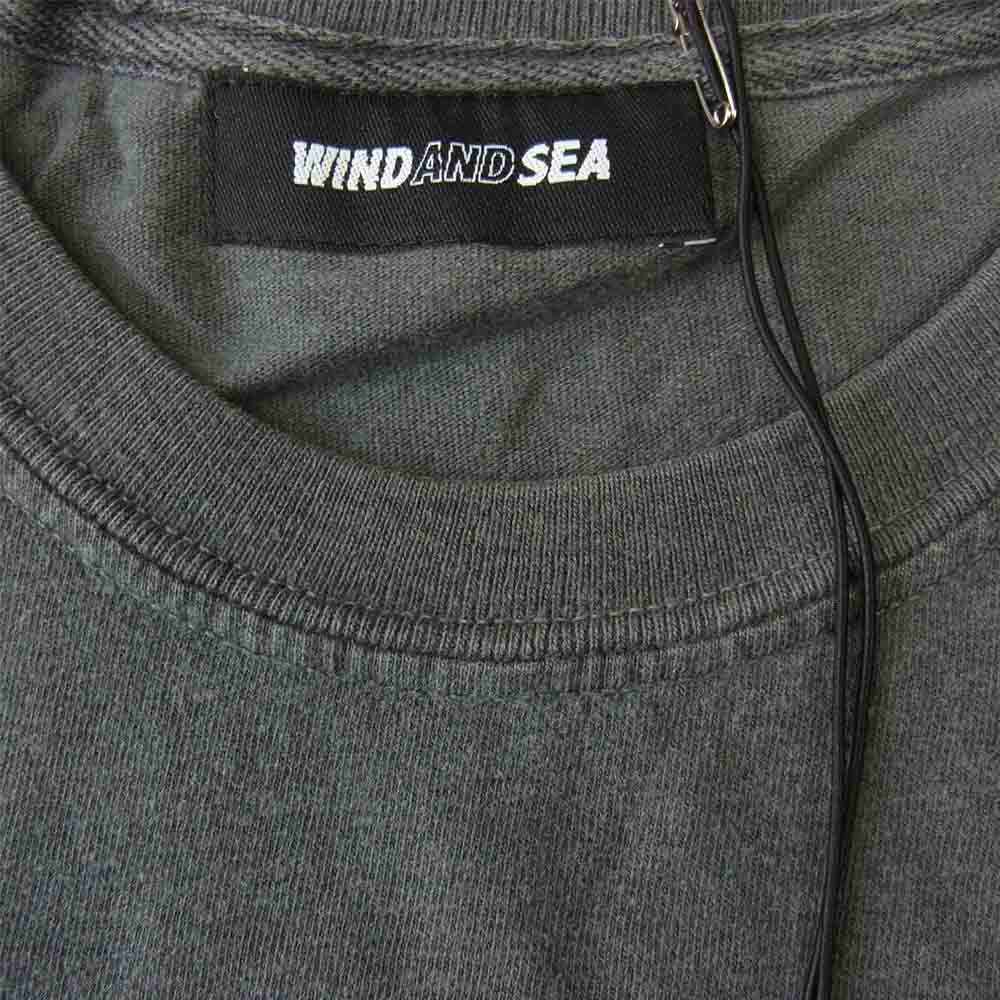 WIND AND SEA ウィンダンシー 20AW WDS-20A-CS-02 L/S T-SHIRT Charcoal ロングスリーブ Tシャツ  チャコール系 L【新古品】【未使用】【中古】