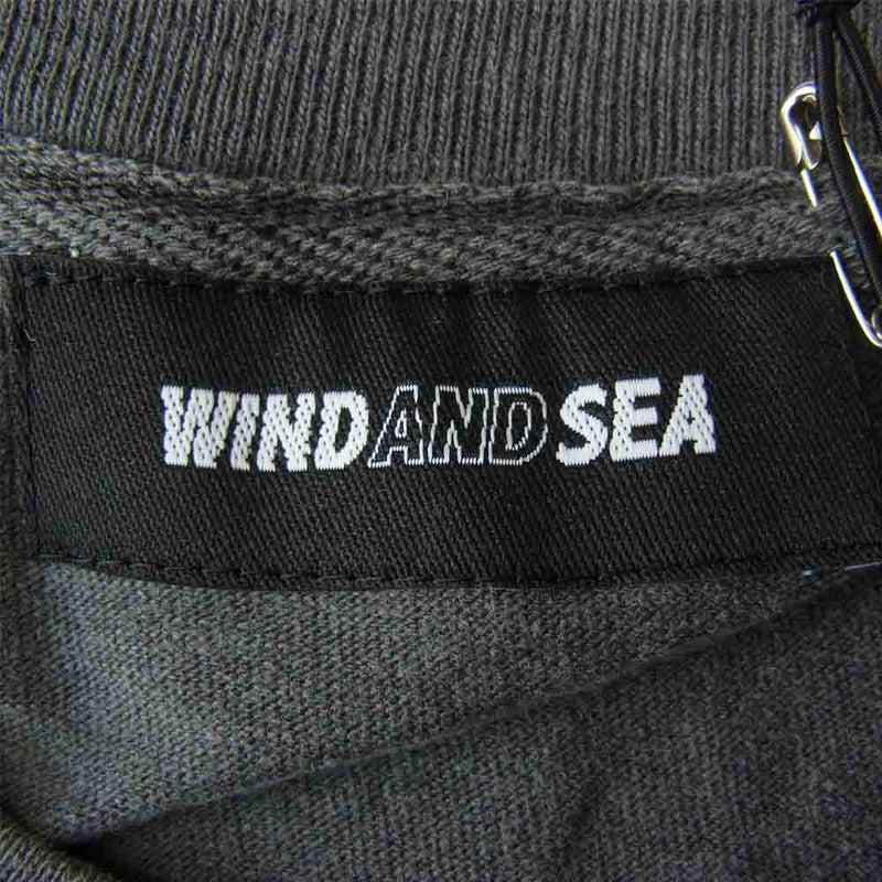 WIND AND SEA ウィンダンシー 20AW WDS-20A-CS-02 L/S T-SHIRT Charcoal ロングスリーブ Tシャツ  チャコール系 L【新古品】【未使用】【中古】