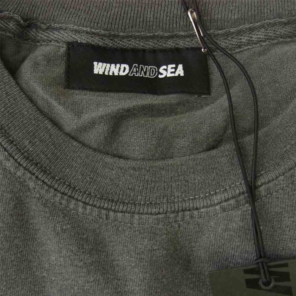 WIND AND SEA ウィンダンシー 20AW WDS-20A-CS-02 L/S T-SHIRT Charcoal ロングスリーブ Tシャツ チャコール L チャコール系 L【新古品】【未使用】【中古】
