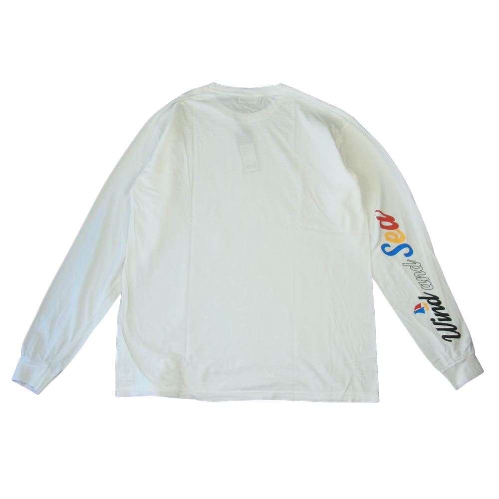 WIND AND SEA ウィンダンシー 20AW WDS-20A-CS-02 L/S T-SHIRT White ロングスリーブ Tシャツ  ホワイト系 L【新古品】【未使用】【中古】