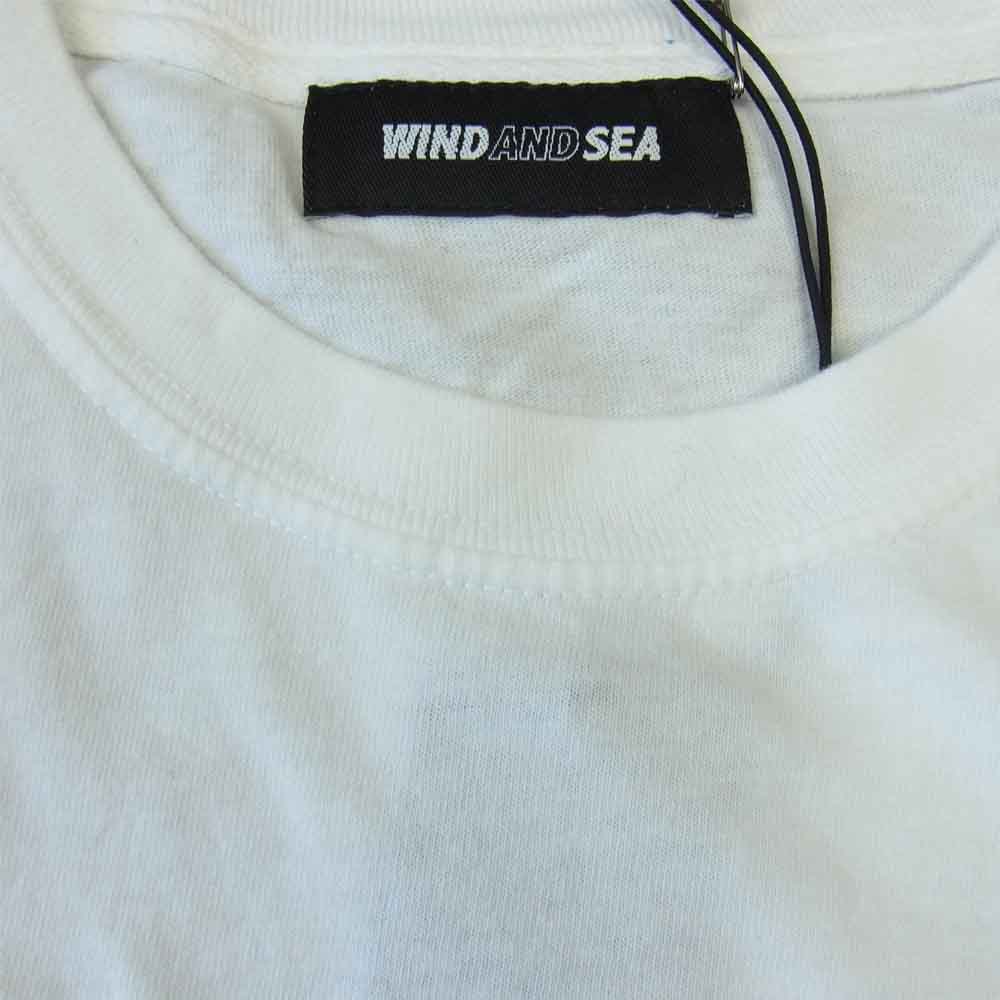 WIND AND SEA ウィンダンシー 20AW WDS-20A-CS-02 L/S T-SHIRT White ロングスリーブ Tシャツ  ホワイト系 L【新古品】【未使用】【中古】