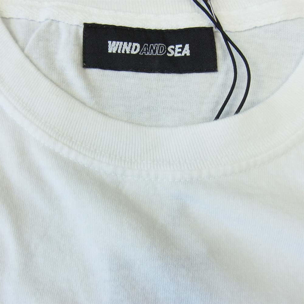 WIND AND SEA ウィンダンシー 20AW WDS-20A-CS-02 L/S T-SHIRT White ロングスリーブ Tシャツ  ホワイト系 L【新古品】【未使用】【中古】
