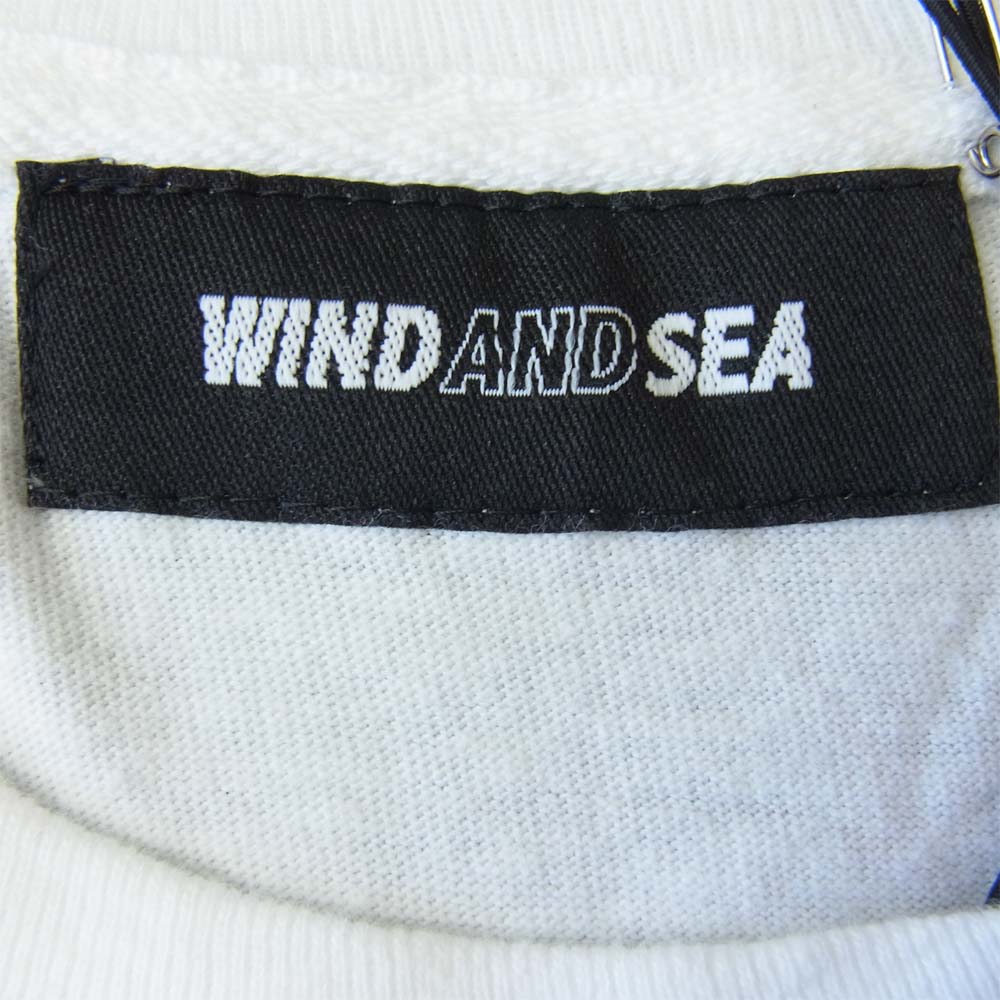 WIND AND SEA ウィンダンシー 20AW WDS-20A-CS-02 L/S T-SHIRT White ロングスリーブ Tシャツ  ホワイト系 L【新古品】【未使用】【中古】