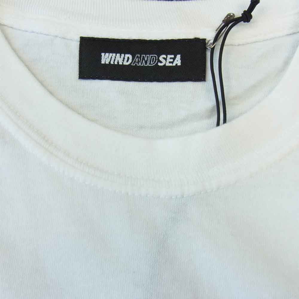 WIND AND SEA ウィンダンシー 21SS WDS-21S-TPS-04 L/S T-SHIRT White ロングスリーブ Tシャツ  ホワイト系 L【新古品】【未使用】【中古】