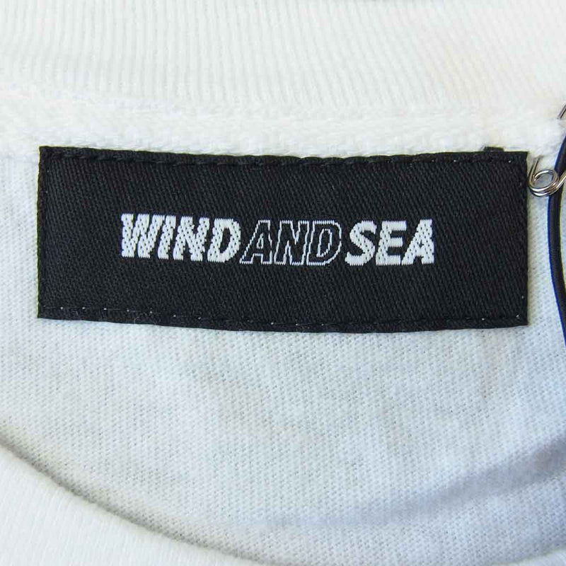 WIND AND SEA ウィンダンシー 21SS WDS-21S-TPS-04 L/S T-SHIRT White ロングスリーブ Tシャツ  ホワイト系 L【新古品】【未使用】【中古】