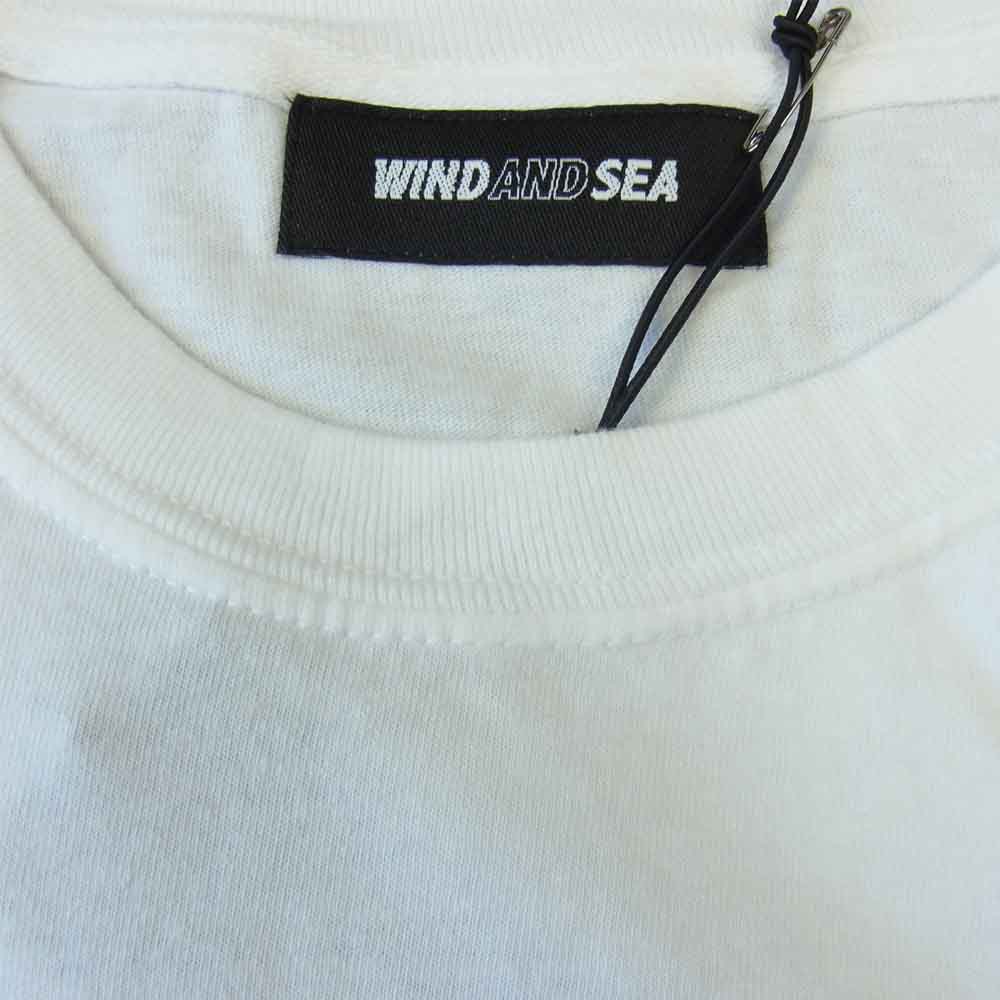 WIND AND SEA ウィンダンシー 21SS WDS-21S-TPS-04 L/S T-SHIRT White ロングスリーブ Tシャツ  ホワイト系 L【新古品】【未使用】【中古】