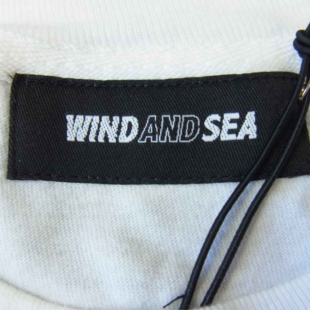 WIND AND SEA ウィンダンシー 21SS WDS-21S-TPS-04 L/S T-SHIRT White ロングスリーブ Tシャツ  ホワイト系 L【新古品】【未使用】【中古】