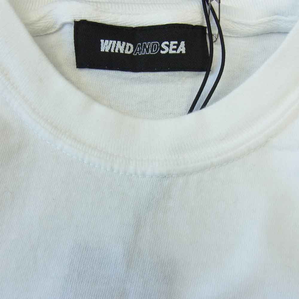 WIND AND SEA ウィンダンシー 21SS WDS-21S-TPS-04 L/S T-SHIRT White ロングスリーブ Tシャツ M ホワイト系 M【新古品】【未使用】【中古】
