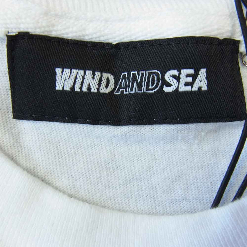 WIND AND SEA ウィンダンシー 21SS WDS-21S-TPS-04 L/S T-SHIRT White ロングスリーブ Tシャツ M ホワイト系 M【新古品】【未使用】【中古】
