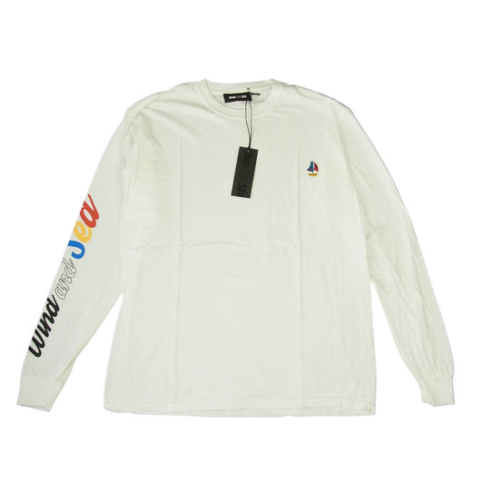 WIND AND SEA ウィンダンシー 20AW WDS-20A-CS-02 L/S T-SHIRT White ロングスリーブ Tシャツ ホワイト系 M【新古品】【未使用】【中古】