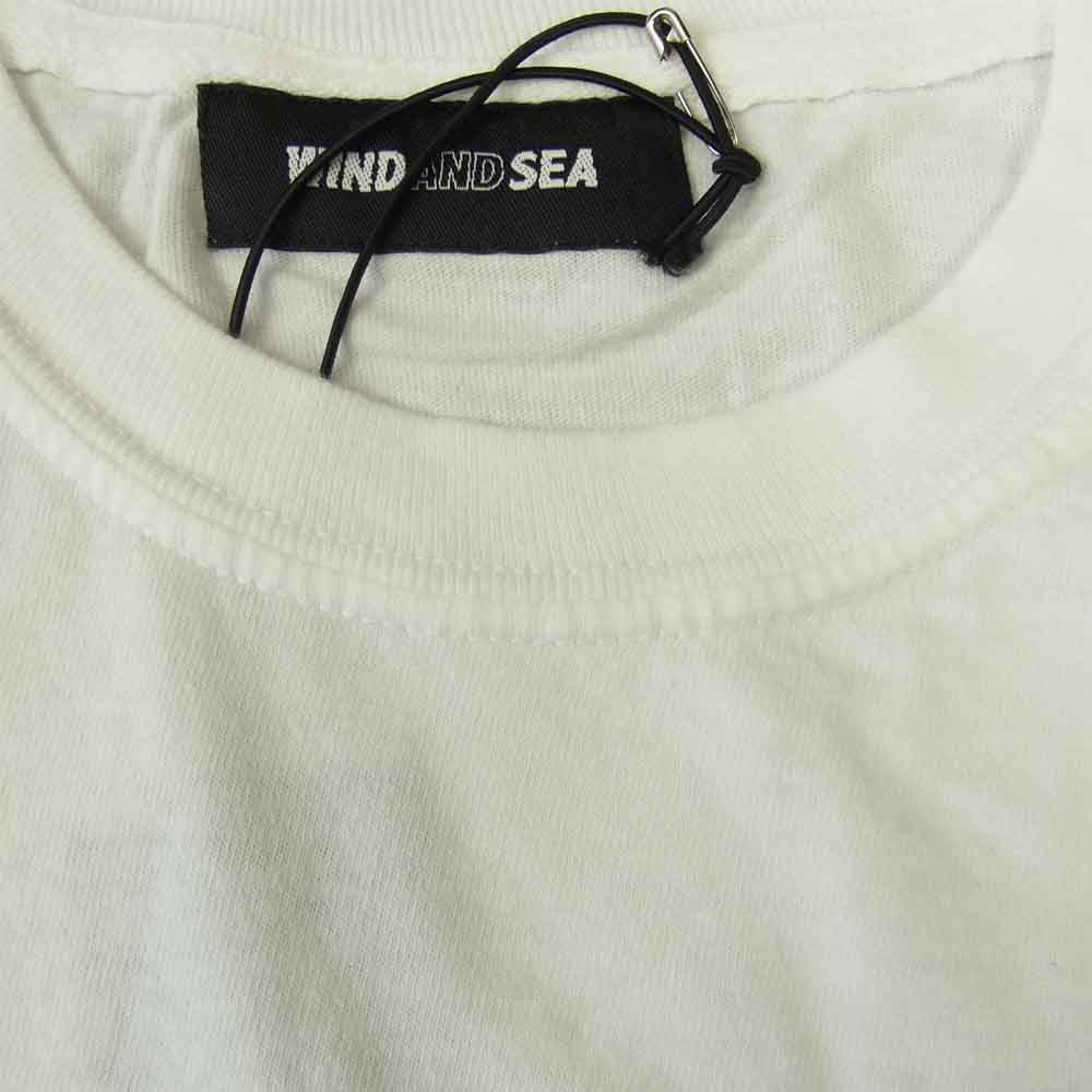 WIND AND SEA ウィンダンシー 20AW WDS-20A-CS-02 L/S T-SHIRT White ロングスリーブ Tシャツ ホワイト系 M【新古品】【未使用】【中古】